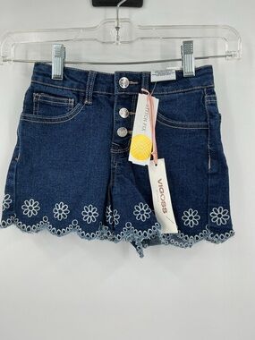 Vigoss Eyelet Scalloped Denim Short
Indigo - 5

354870730
